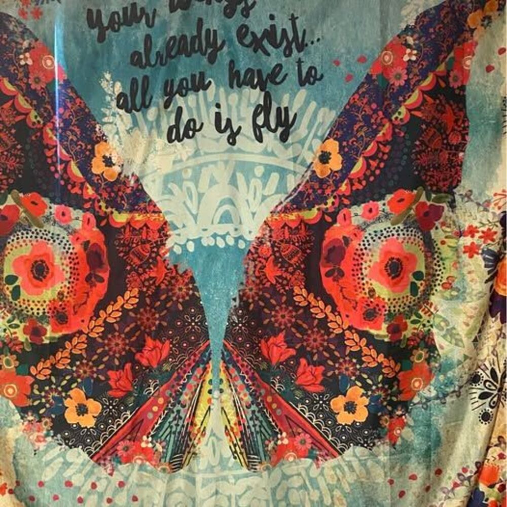 Natural Life Butterfly Tapestry